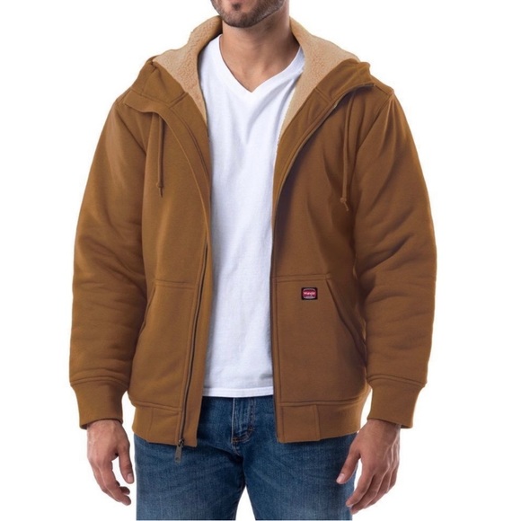 Wrangler Jackets & Coats Wrangler Sherpa Lined Hooded Jacket